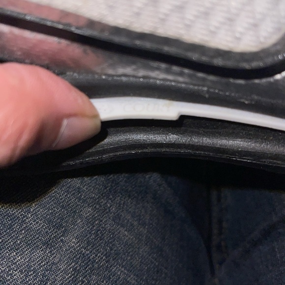 Nike Court Black, White and Silver Sneakers (Missing Laces) - Picture 10 of 12